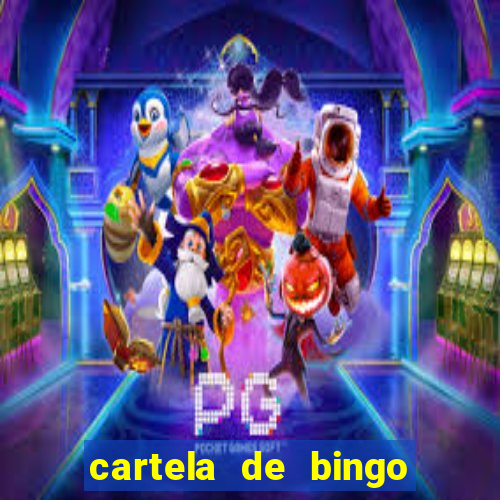 cartela de bingo cha de panela